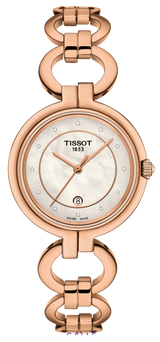 Tissot T Lady Flamingo Mother of Pearl Dial Rose Gold Steel Strap Watch for Women - T094.210.33.116.01 Buy Now By Tissot