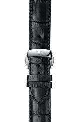 Tissot T Classic Bridgeport Black Dial Black Leather Strap Watch For Women - T097.010.16.058.00 Buy Now By Tissot