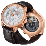 Tissot Des Tourelles Chronograph Silver Dial Brown Leather Strap Watch For Men - T099.427.36.038.00 Buy Now By Tissot