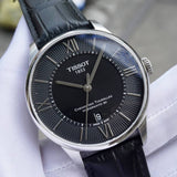 Tissot Chemin Des Tourelles Powermatic 80 Black Dial Black Leather Strap Watch For Men - T099.407.16.058.00 Buy Now By Tissot