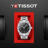 Tissot PR 100 Sport Quartz Black Dial Silver Steel Strap Watch For Men - T101.610.11.051.00 Buy Now By Tissot