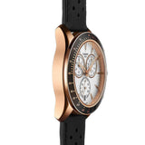 Tissot V8 Quartz Chronograph White Dial Black Rubber Strap Watch For Men - T106.417.36.031.00 Buy Now By Tissot