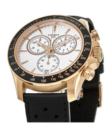 Tissot V8 Quartz Chronograph White Dial Black Rubber Strap Watch For Men - T106.417.36.031.00 Buy Now By Tissot