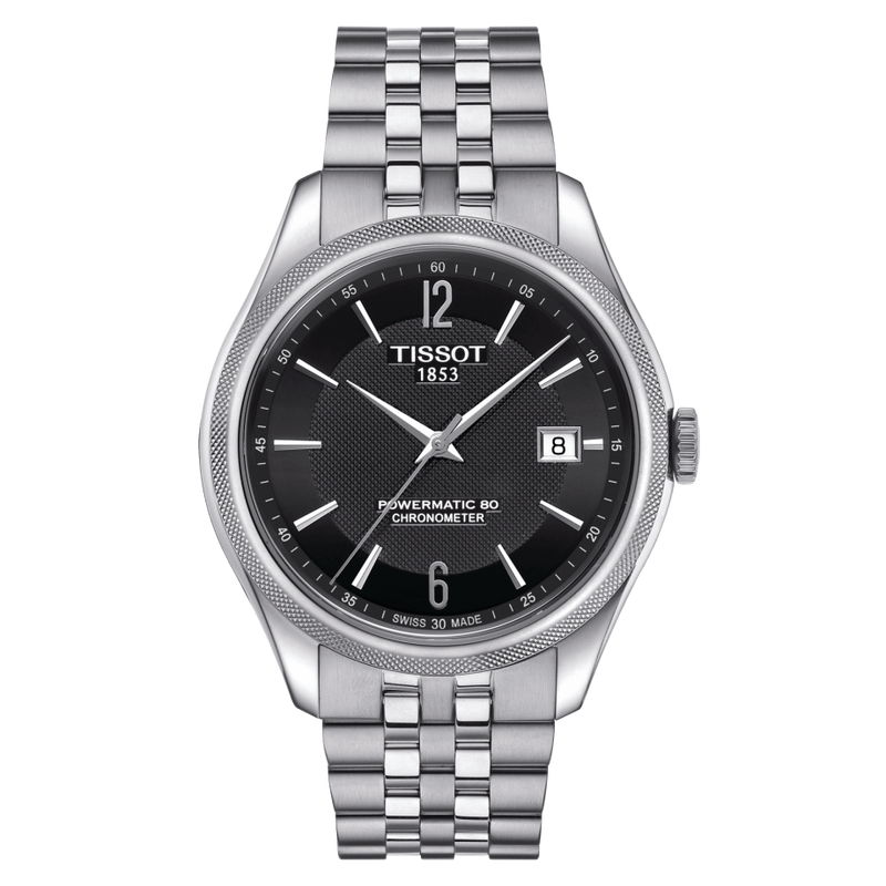 Tissot Ballade Powermatic 80 Cosc Black Dial Silver Steel Strap Watch For Men - T108.408.11.057.00 Buy Now By Tissot