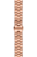 Tissot T Wave Cream Dial Rose Gold Steel Strap Watch For Women - T112.210.33.451.00 Buy Now By Tissot