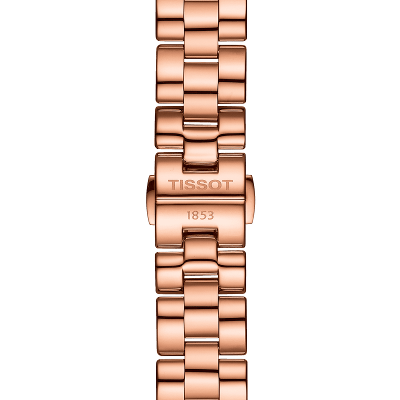 Tissot T Wave Rose Gold Dial Rose Gold Steel Strap Watch For Women - T112.210.33.456.00 Buy Now By Tissot