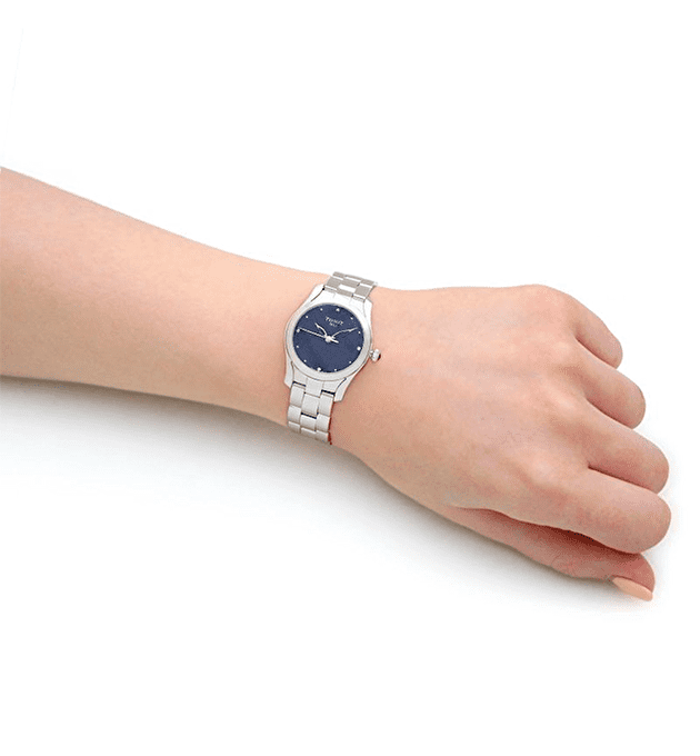 Tissot T Wave II Blue Dial Silver Steel Strap Watch For Women - T112.210.11.046.00 Buy Now By Tissot