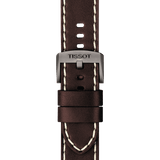 Tissot Chrono XL Blue Dial Brown Leather Strap Watch For Men - T116.617.36.047.00