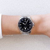 Tissot Seastar 1000 Black Dial Silver Steel Strap Watch For Men - T120.410.11.051.00
