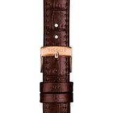 Tissot T Classic Carson Premium White Dial Brown Leather Strap Watch for Women - T122.207.36.033.00 Buy Now By Tissot