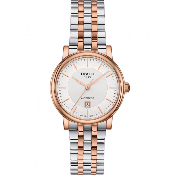Tissot T Classic Carson Premium 30 White Dial Two Tone Steel Strap Watch for Women - T122.207.22.031.01 Buy Now By Tissot