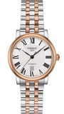 Tissot T Classic Carson Premium 30 White Dial Two Tone Steel Strap Watch for Women - T122.207.22.033.00