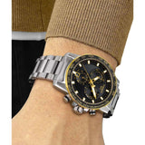 Tissot Supersport Chrono Black Dial Silver Steel Strap Watch For Men - T125.617.21.051.00 Buy Now By Tissot