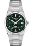 Tissot PRX Powermatic 80 Green Dial Silver Steel Strap Watch for Men - T137.207.11.091.00