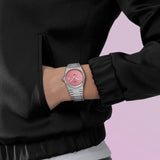 Tissot PRX Quartz Pink Dial Silver Steel Strap Watch for Women - T137.210.11.331.00 Buy Now By Tissot