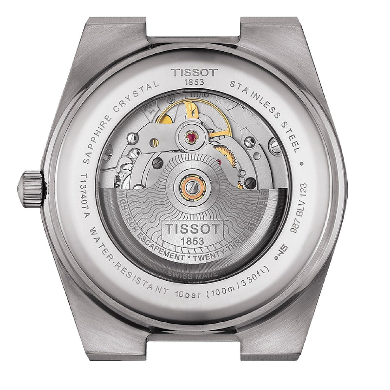 Tissot PRX Powermatic 80 Black Dial Silver Steel Strap Watch For Men - T137.407.11.051.00 Buy Now By Tissot