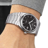 Tissot PRX Powermatic 80 Black Dial Silver Steel Strap Watch for Men - T137.407.11.051.00 Buy Now By Tissot
