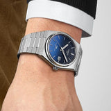 Tissot Powermatic 80 Automatic Gradient Blue Dial Silver Steel Strap Watch for Men - T137.407.11.051.01 Buy Now By Tissot