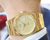 Tissot PRX Champagne Yellow Gold Dial Gold Steel Strap Watch for Men - T137.410.33.021.00 Buy Now By Tissot