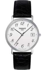 Tissot T Classic Desire White Dial Black Leather Strap Watch For Men - T52.1.421.12 Buy Now By Tissot
