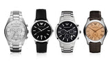 Emporio Armani Classic Quartz Black Dial Black Leather Strap Watch For Men - AR2429 Buy Now By Emporio Armani