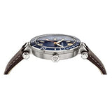 Versace Greca Sport Analog Blue Dial Brown Leather Strap Watch For Men - VEZ300121 Buy Now By Versace