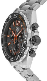 Shop Tag Heuer Formula 1 Chronograph Ceramic Black Dial Silver Steel Strap Watch for Men - CAZ101AH.BA0842 in USA