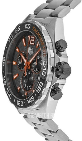 Shop Tag Heuer Formula 1 Chronograph Ceramic Black Dial Silver Steel Strap Watch for Men - CAZ101AH.BA0842 in USA
