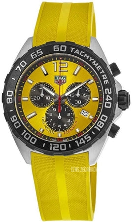 Shop Tag Heuer Formula 1 Yellow Dial Watch for Men - CAZ101AM.FT8054 in USA