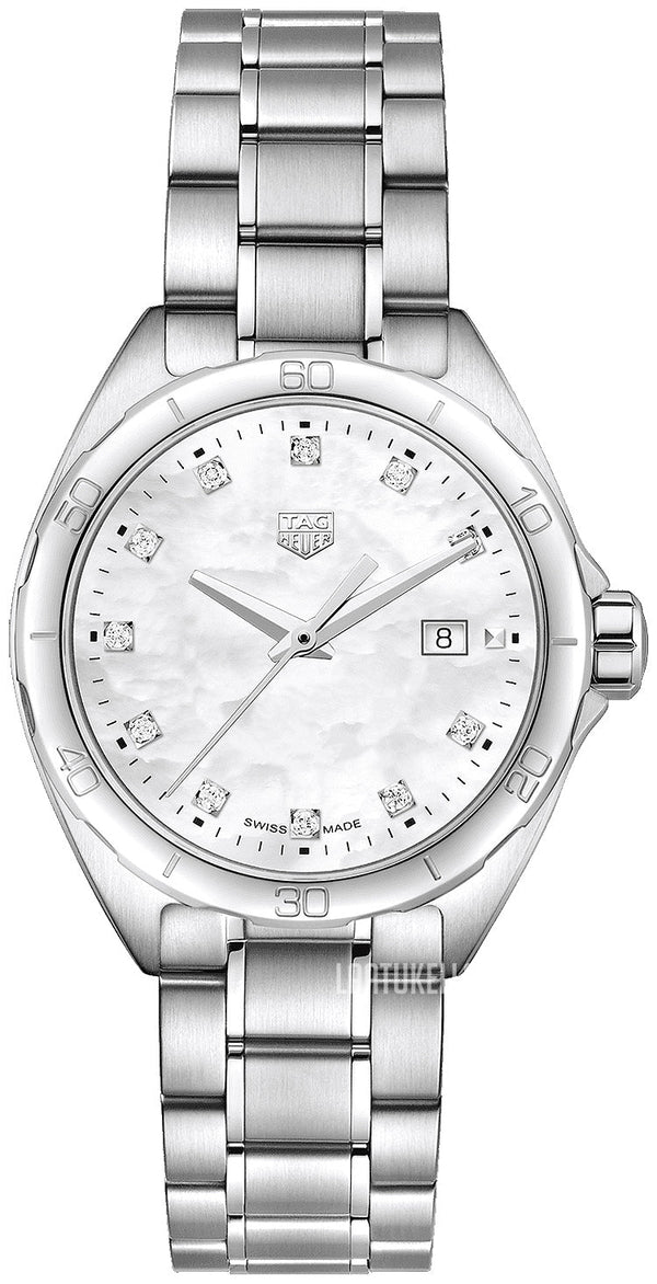 Shop Tag Heuer Formula 1 Diamonds Mother of Pearl White Dial Watch for Women - WBJ1319.BA0666 in USA