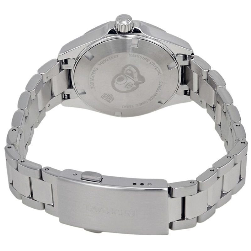 Shop Tag Heuer Aquaracer Black Dial Silver Steel Strap Watch for Women - WBD1310.BA0740 in USA