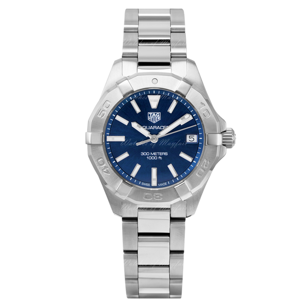 Shop Tag Heuer Aquaracer Blue Dial Watch for Women - WBD1312.BA0740 in USA