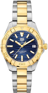 Shop Tag Heuer Aquaracer Blue Dial Watch for Women - WBD1325.BB0320 in USA