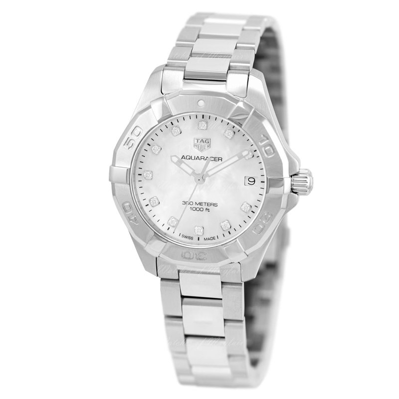 Tag Heuer Aquaracer White Mother of Pearl Dial Watch for Women - WBD1314.BA0740 Buy Now By Tag Heuer