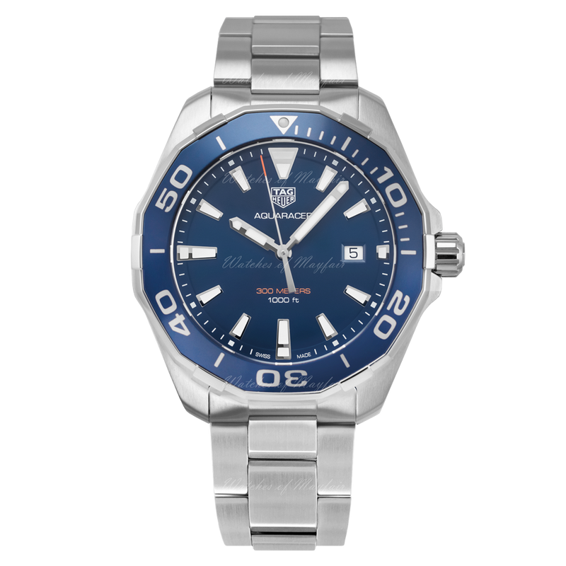 Tag Heuer Aquaracer Blue Dial Watch for Men - WAY101C.BA0746 Buy Now By Tag Heuer