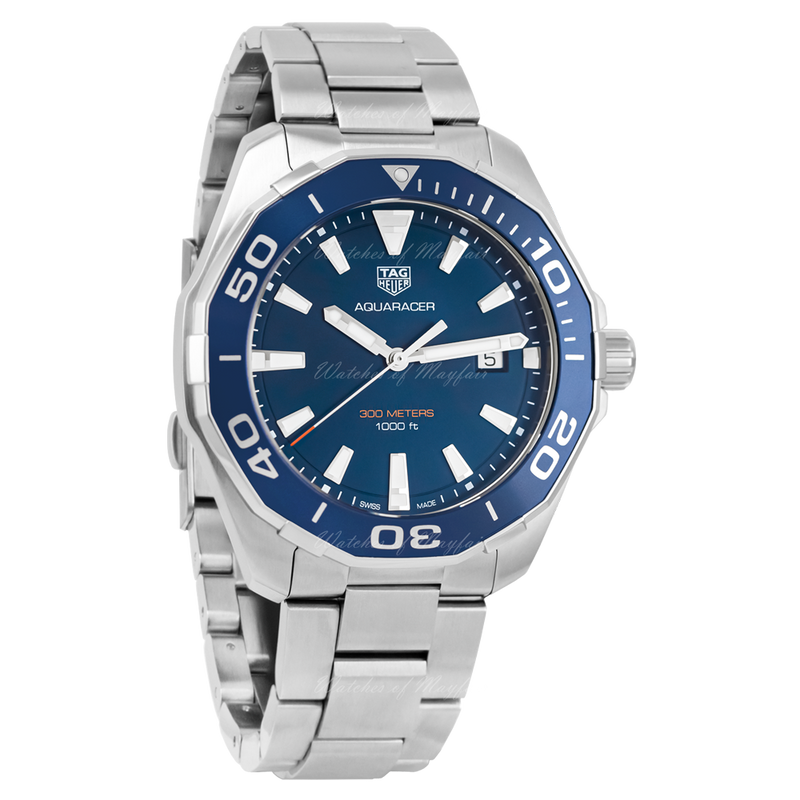 Tag Heuer Aquaracer Blue Dial Watch for Men - WAY101C.BA0746 Buy Now By Tag Heuer