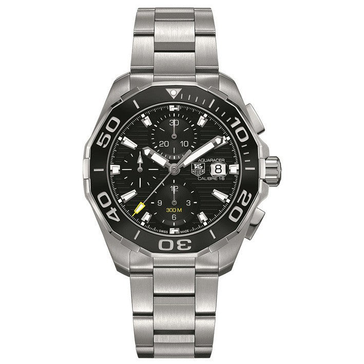 Shop Tag Heuer Aquaracer Black Dial Watch for Men - CAY211A.BA0927 in USA