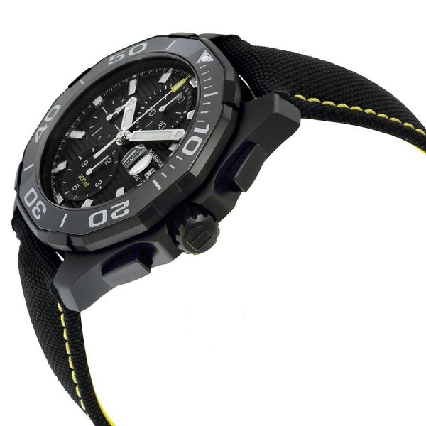 Tag Heuer Aquaracer PVD Black Dial Watch for Men - CAY218A.FC6361 Buy Now By Tag Heuer