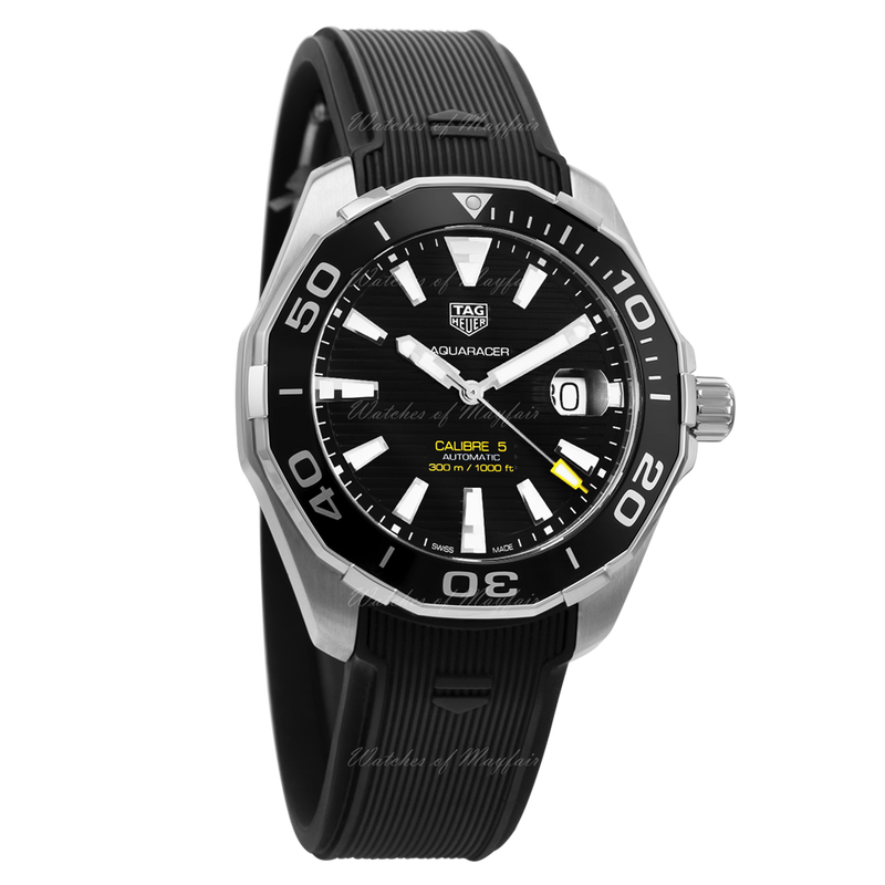 Tag Heuer Aquaracer Black Dial Watch for Men - WAY201A.FT6142 Buy Now By Tag Heuer
