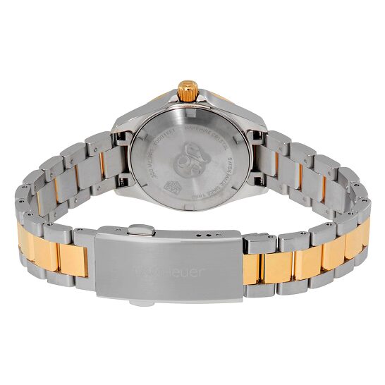 Tag Heuer Aquaracer Diamonds Mother of Pearl Dial Two Tone Steel Strap Watch for Men - WBD1422.BB0321