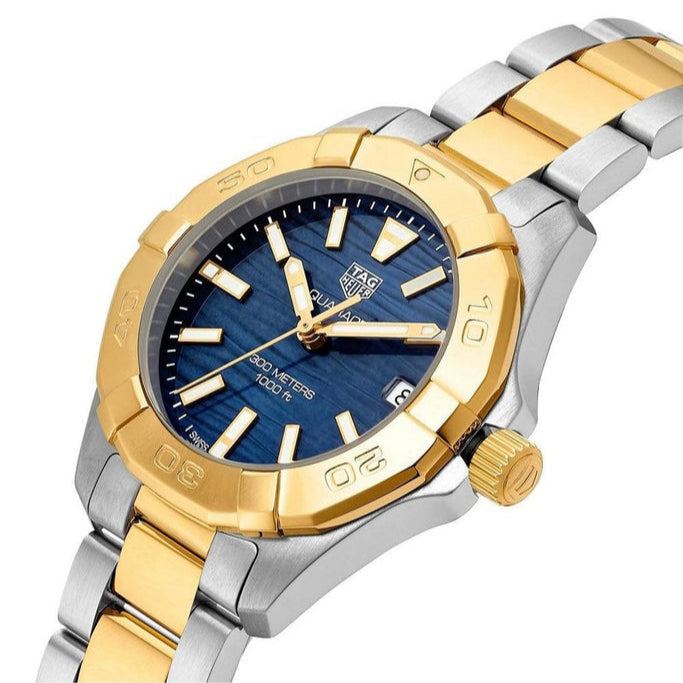 Shop Tag Heuer Aquaracer Blue Dial Watch for Women - WBD1325.BB0320 in USA