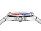 Tag Heuer Aquaracer GMT Caliber 7 Pepsi Black Dial Silver Steel Strap Watch for Men - WAY201F.BA0927 Buy Now By Tag Heuer
