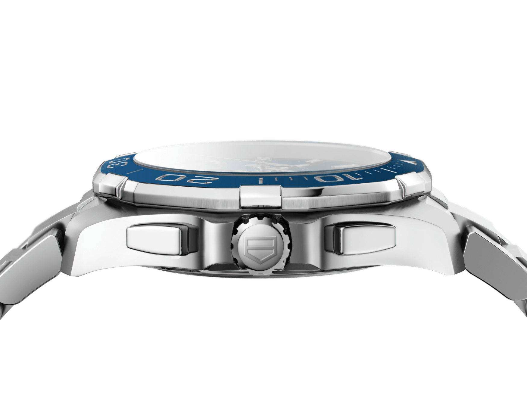 Tag Heuer Aquaracer Blue Dial SIlver Steel Strap Watch for Men - CAY111B.BA0927