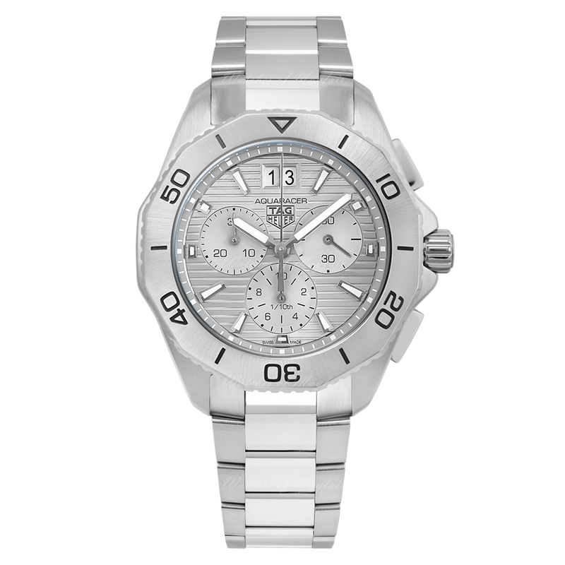 Tag Heuer Aquaracer Professional 200 Date White Dial Silver Steel Strap Watch for Men - CBP1111.BA0627 Buy Now By Tag Heuer