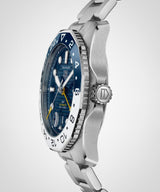 Tag Heuer Aquaracer Professional 300 GMT Automatic Blue Dial Silver Steel Strap Watch for Men - WBP2010.BA0632 Buy Now By Tag Heuer