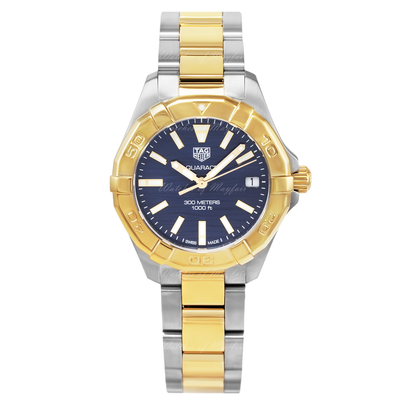 Shop Tag Heuer Aquaracer Blue Dial Watch for Women - WBD1325.BB0320 in USA