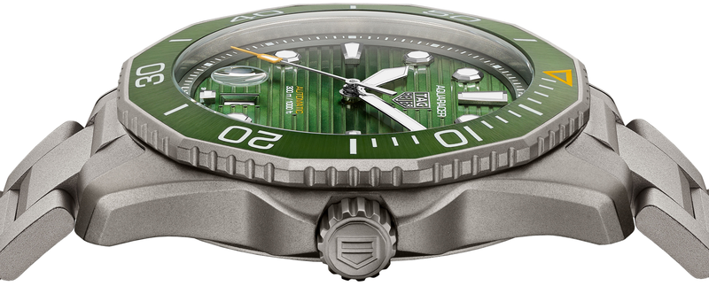 Tag Heuer Aquaracer Professional 300 Automatic Green Dial Silver Steel Strap Watch for Men - WBP208B.BF0631 Buy Now By Tag Heuer