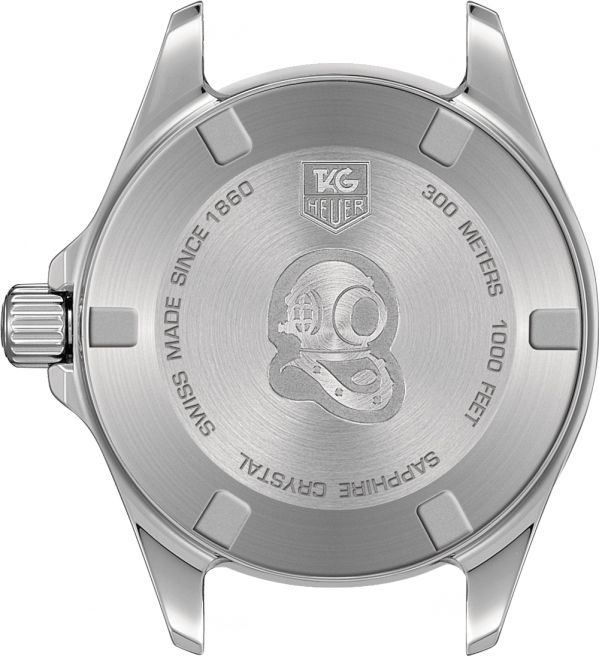 Tag Heuer Aquaracer Quartz Blue Dial Black Rubber Strap Watch for Men - WAY1112.FT8021 Buy Now By Tag Heuer