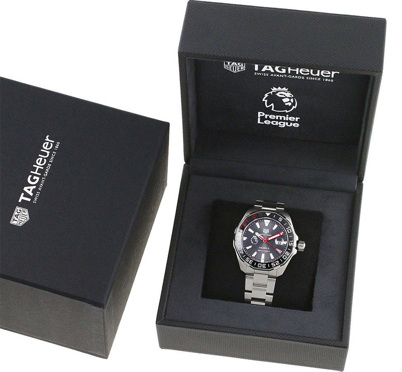 Tag Heuer Aquaracer Calibre 5 Premiere League Edition Black Dial Silver Stainless Steel Watch for Men - WAY201D.BA0927 Buy Now By Tag Heuer