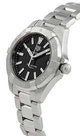 Shop Tag Heuer Aquaracer Black Dial Silver Steel Strap Watch for Women - WBD1310.BA0740 in USA